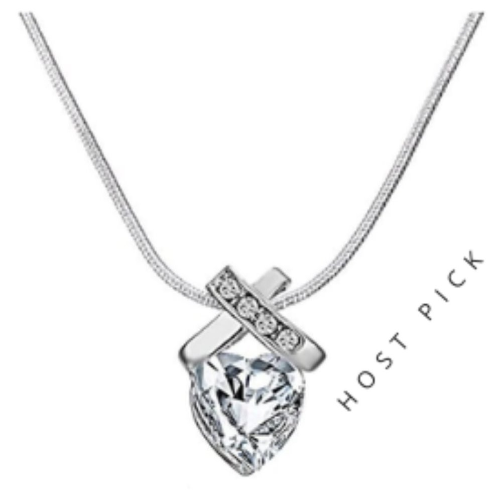 Swarovski Infinity Heart Necklace - Picture 2 of 5